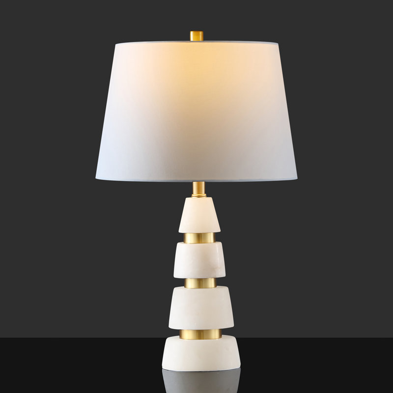Table Lamp, Gold/White