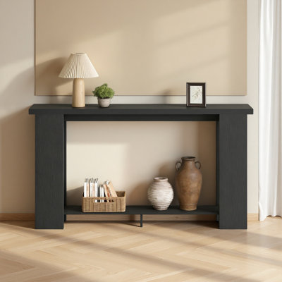 Table de canapé moderne, table d'entrée étroite, console moderne