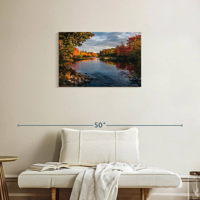 Lac d'automne Alvord Acadia, H 20 po x l 30 po