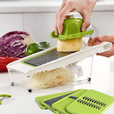 Cheese Grater With Container(Green)