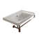 Scarabeo By Nameeks ML 18.5'' White Ceramic Rectangular Bathroom Sink with Overflow