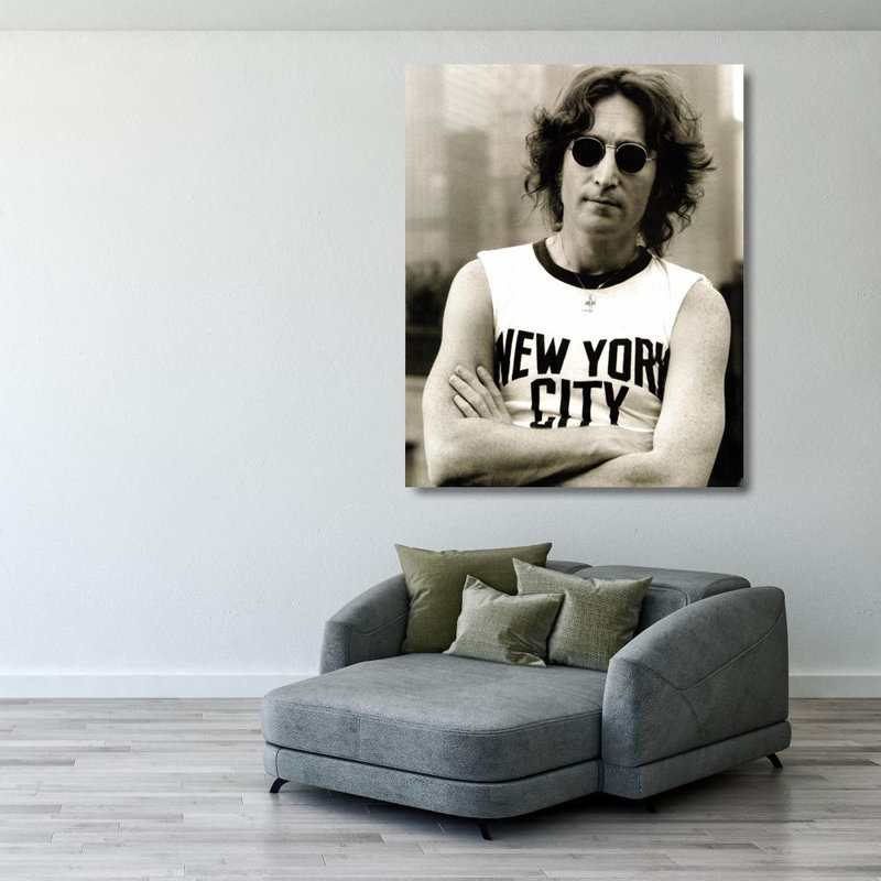John Lennon (NYC), H 35 po x l 28 po