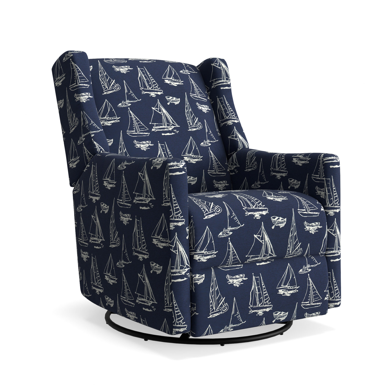 Andrina Swivel Glider, Below Deck Navy Nautical Performance