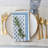 Celeste Blue Handcrafted Block Print Napkins - Set of 4