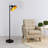 Zhanaya 57.09'' Arched Floor Lamp