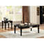 Table basse rectangulaire noire - fonctionnelle et polyvalente pour un usage domestique