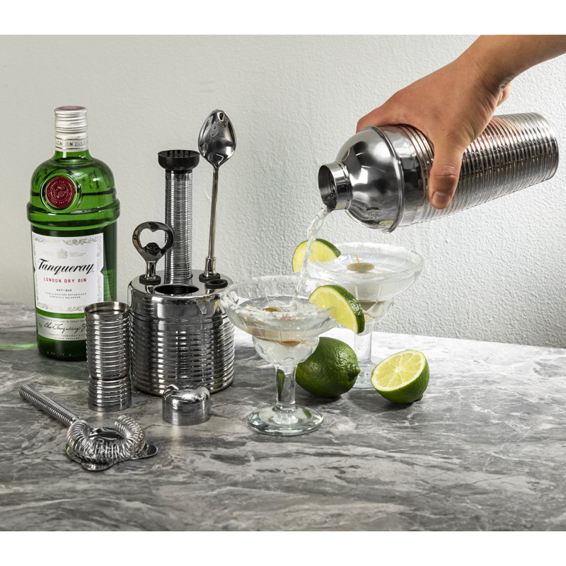 Ensemble de bar 7 pièces French Home, Acier Inoxydable