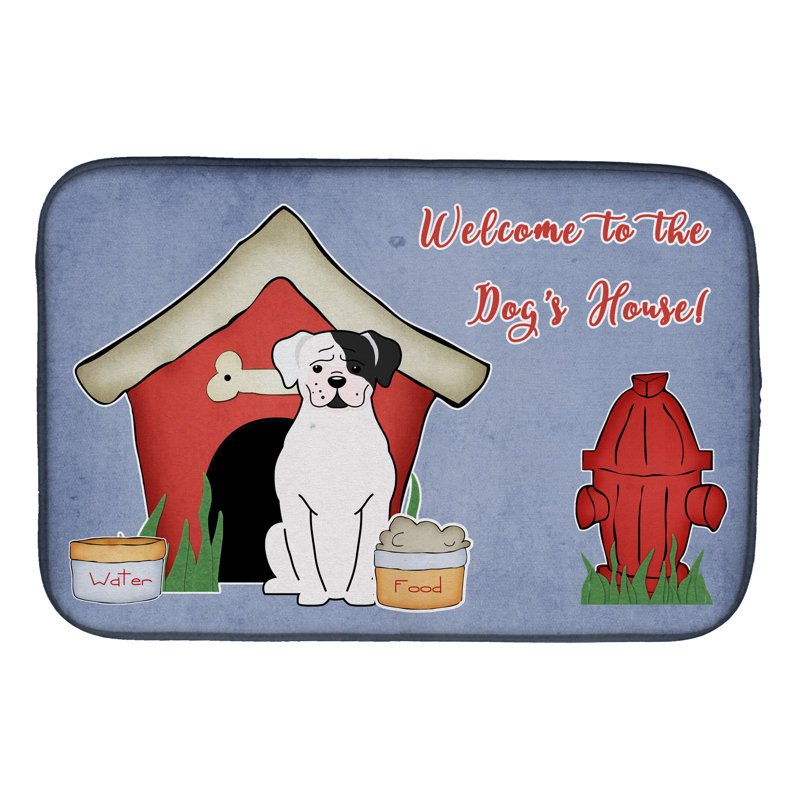Tapis de séchage boxer dog house