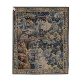 Aubusson Handwoven High-Quality Blue/Green/Beige/Brown Area Rug