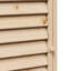 Vidaxl Garden Shed Solid Fir Wood Storage Cabinet Outdoor Modern Design Ample-129097141