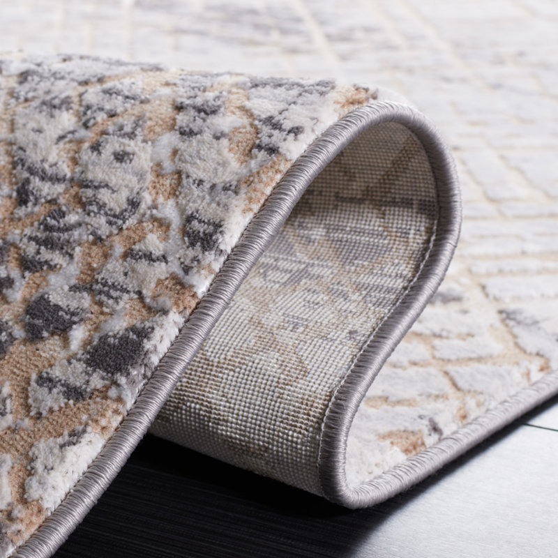 Amelia Performance Abstract Rug, Rectangle 5'5" x 7'7"