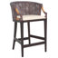Tabouret de comptoir en bois massif Carneshia-762767889