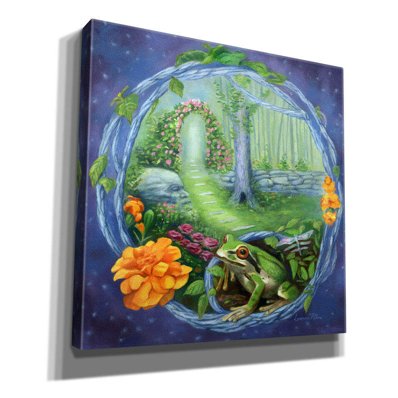Art mural sur toile Epic Graffiti «Symphony Of Light» par Art and a Little Magic, H 18 po x l 18 po x P 0,75 po