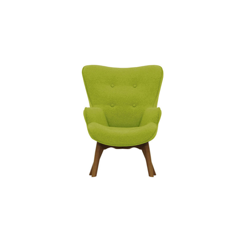 Wimbled Children's Club Chair, Green/Dark Oak