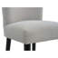 Le tabouret de 27 pouces au design moderne avec un tissu lisse et léger et un repose-pieds circulaire avec une finition dorée, crée un look sophistiqué et luxueux-41881666