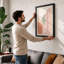 Soft Forms Ascending Minimalist - Framed Print-1357070385-1357070390