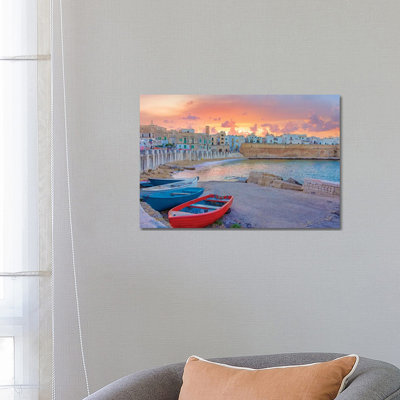 Italian Coast 1 Piece Wrapped Canvas Painting