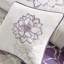 Édredon simple / simple TG / taupe avec imprimé de coton et 3 coussins décoratifs-119104852-119104855