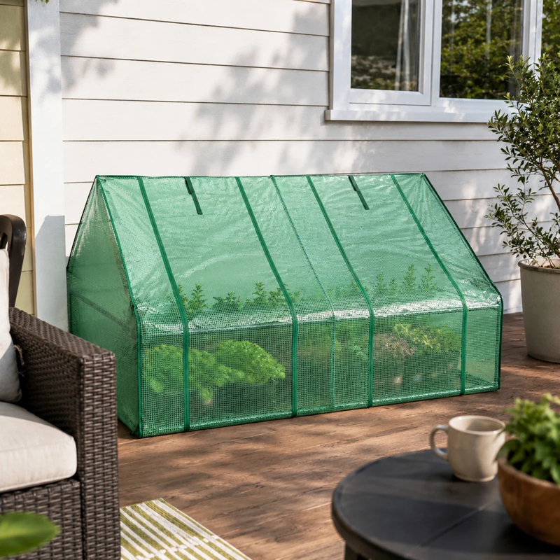 Greenhouse, 2'11" H x 5'11" W x 2'11" D