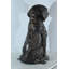 Statue de chien Nendao en aluminium Goldendoodle avec détail de fourrure bouclée - Sculpture pour animal de compagnie de style bronze pour l'intérieur et l'extérieur - 21 po x 11 po x H 27 po