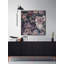 « taupe floral »-« floater », reproduction d’art sur toile-26154328