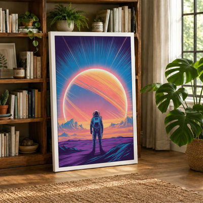 Solitary Explorer Modern - Wrapped Canvas