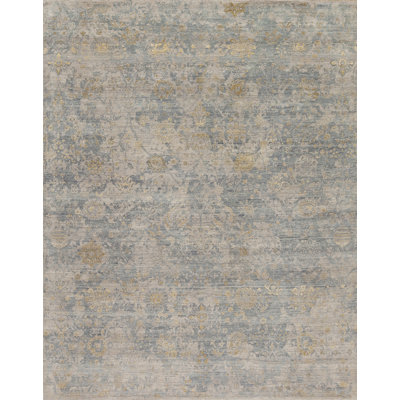 Paradise Handmade Silk and Wool Area Rug