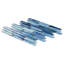 Artwave Iridescent 1X4 Polished Glass Mosaic Tile-798427601