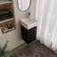 Ensemble de meuble-lavabo simple avec dessus en céramique 12 po Lammond