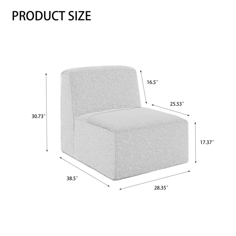 Canapé d'extérieur pour patio, Gris foncé