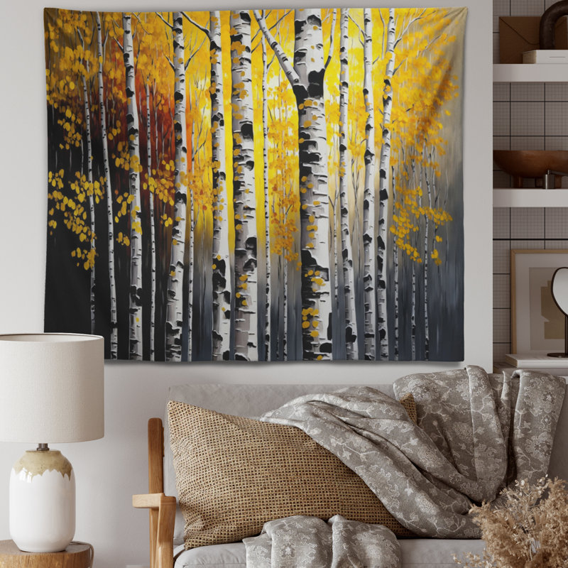 - Tapisserie murale paysage, H 50 po x l 60 po