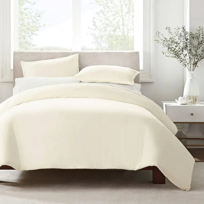 Housse de couette pour grand lit blanche fabriquée à partir d'un mélange de coton de haute qualité, confortable et doux pour le sommeil nu, avec des bords forts et effilochés, du boulochage après de nombreux lavages, différents styles de lit sur me