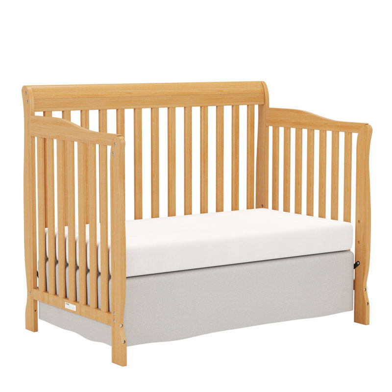 Lit de bébé convertible 5-en-1, Naturel