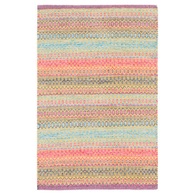 Lindsae Flat Weave Cotton Geometric Rug