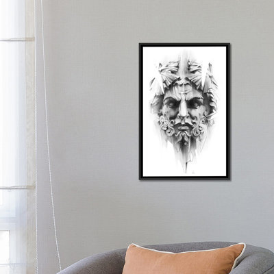 « roi on diamants », impression sur toile tendue