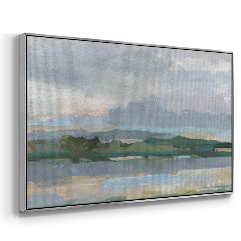 Twilight Vista Study II, reproduction d'art sur toile, Argent, H 17 po x l 25 po x P 2 po