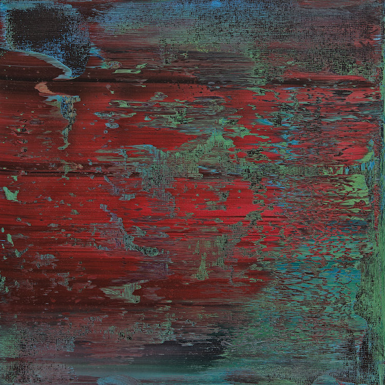 « mural 41 », reproduction sur toile, H 18 po x l 18 po x P 1,5 po, Pas de tapis, Toile tendue