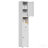 71 Inch Tall Bathroom Storage Cabinet, 5-Tier Narrow Metal Cabinet With 2 Doors & Adjustable Shelves, Freestanding Cabinet For Space Saving In Kitchen, Laundry Room, Pantry, White-863832872