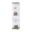Vitrine en verre avec 4 tablettes et porte-263027847