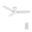 Ventilateur de plafond encastré à moteur à courant continu 48 "sans lumière, télécommande
