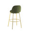 Ensemble de tabourets de bar modernes avec structure et repose-pieds dorés