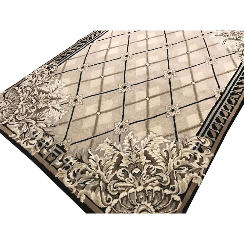 Tapis ivoire noué à la main de haute qualité