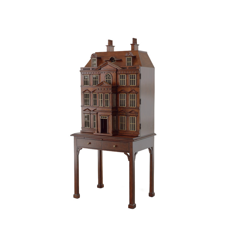 Dollhouse 34'' Solid Wood Bar Cabinet