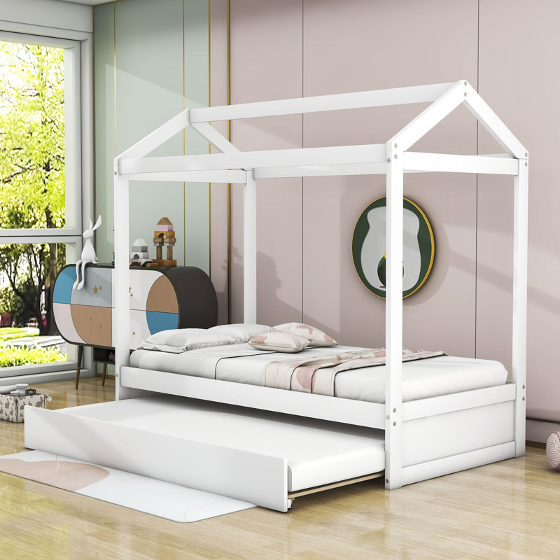 Delf Twin Platform Bed with Trundle