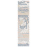 Ebony 924 Hand Tufted Wool/Cotton Abstract Rug in Gray/Ivory