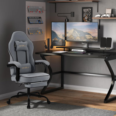 Metro Lane Adjustable Headrest and Reclining PC & Racing Game Chair