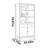 Large capacity storage bookcase