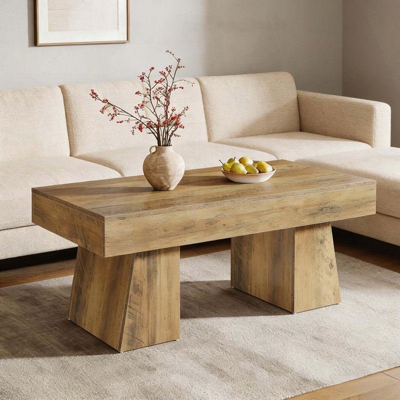 Wooden Rectangular Coffee Table