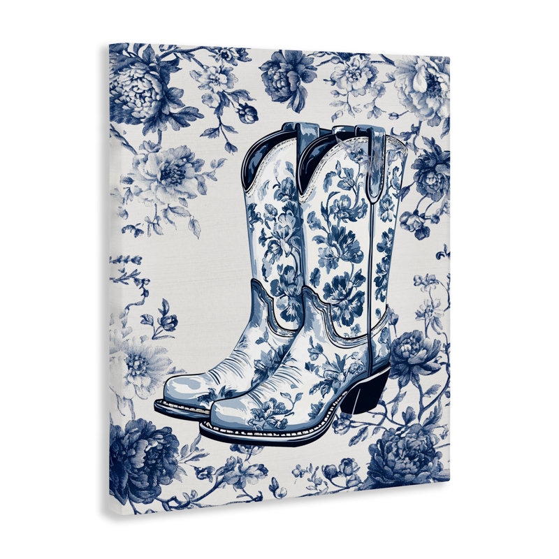 Fleurs et fleurs bleues printanières, H 20 po x l 16 po