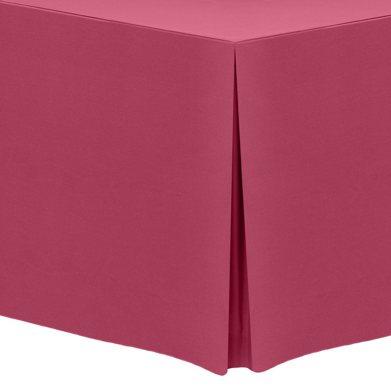 Solid Color Tablecloth, 18" x 48", 1, Hot Pink